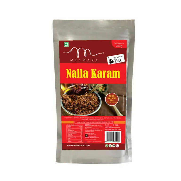 Mesmara Nalla Karam Powder - Distacart