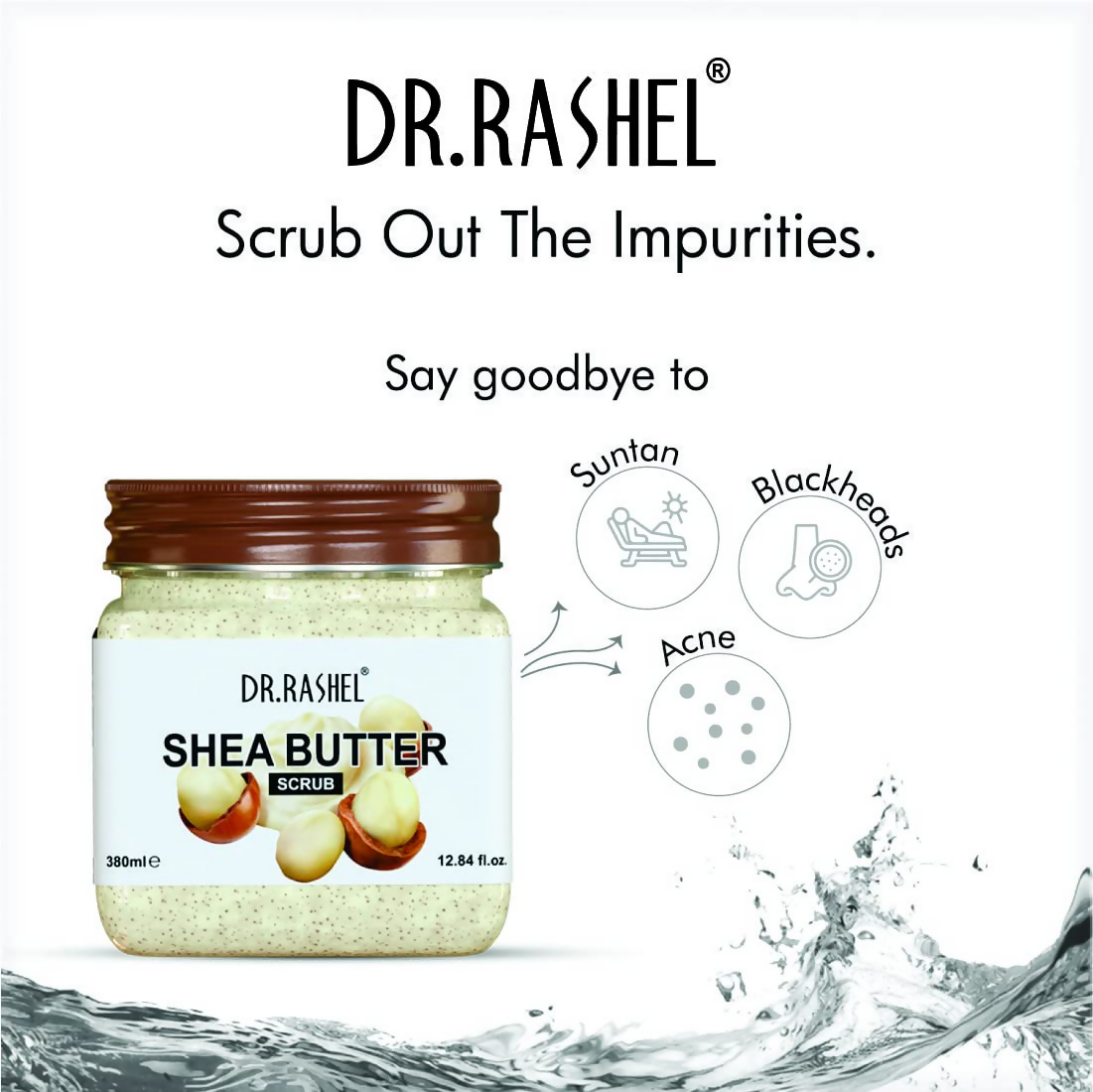 Dr.Rashel Shea Butter Scrub For Face And Body - Distacart