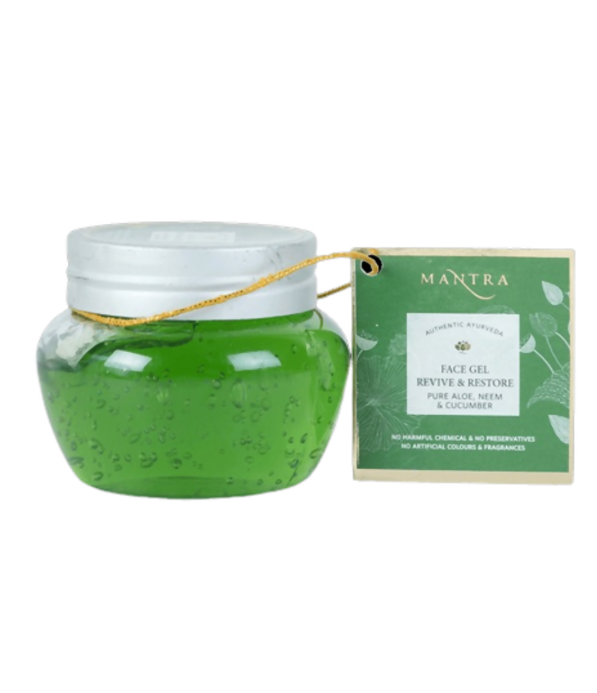 Mantra Herbal Face Gel Revive & Restore Pure Aloe Neem & Cucumber - Distacart