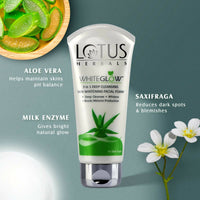 Thumbnail for Lotus Herbals WhiteGlow 3-In-1 Deep Cleansing Skin Whitening Face Wash - Distacart