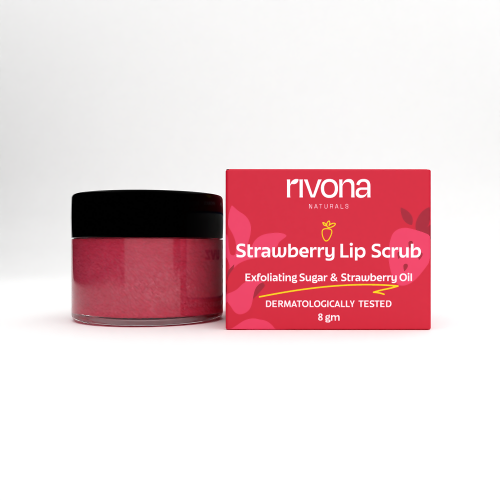 Rivona Naturals Strawberry Lip Scrub - Distacart