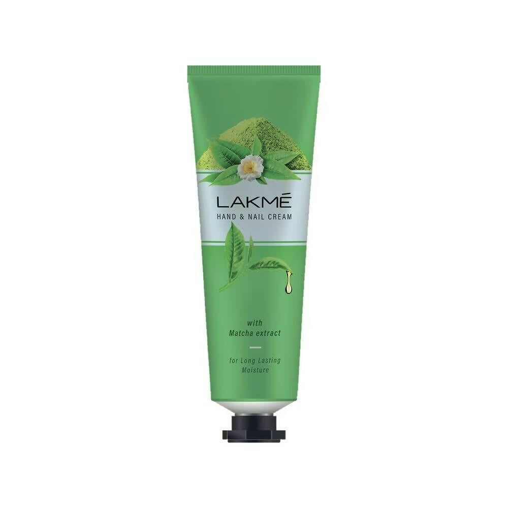 Lakme Hand & Nail Cream With Matcha, Pentavitin And Almond Oil - Distacart