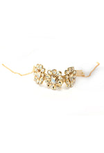 Thumbnail for Mominos Fashion Joharkamal Gold-Plated Brass Finish Stone Choker For Women & Girls (Golden) - Distacart