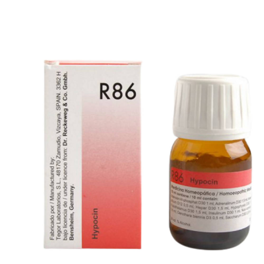 Dr. Reckeweg R86 (Hypocin) Low Blood Sugar Drops - Distacart
