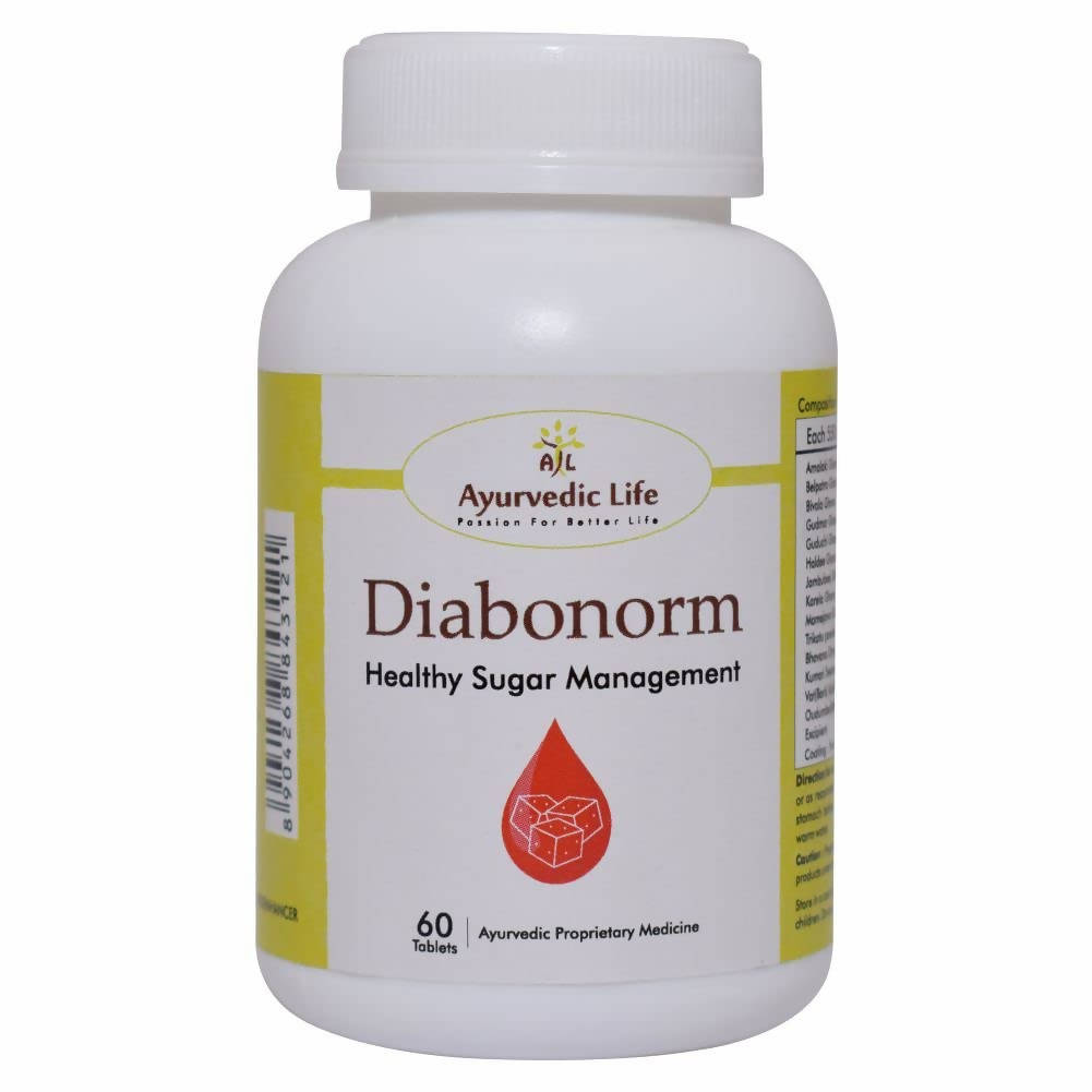 Ayurvedic Life Diabonorm Healthy Sugar Management Tablets - Distacart