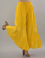 Thumbnail for Mominos Fashion Yellow Mirror Palazzo