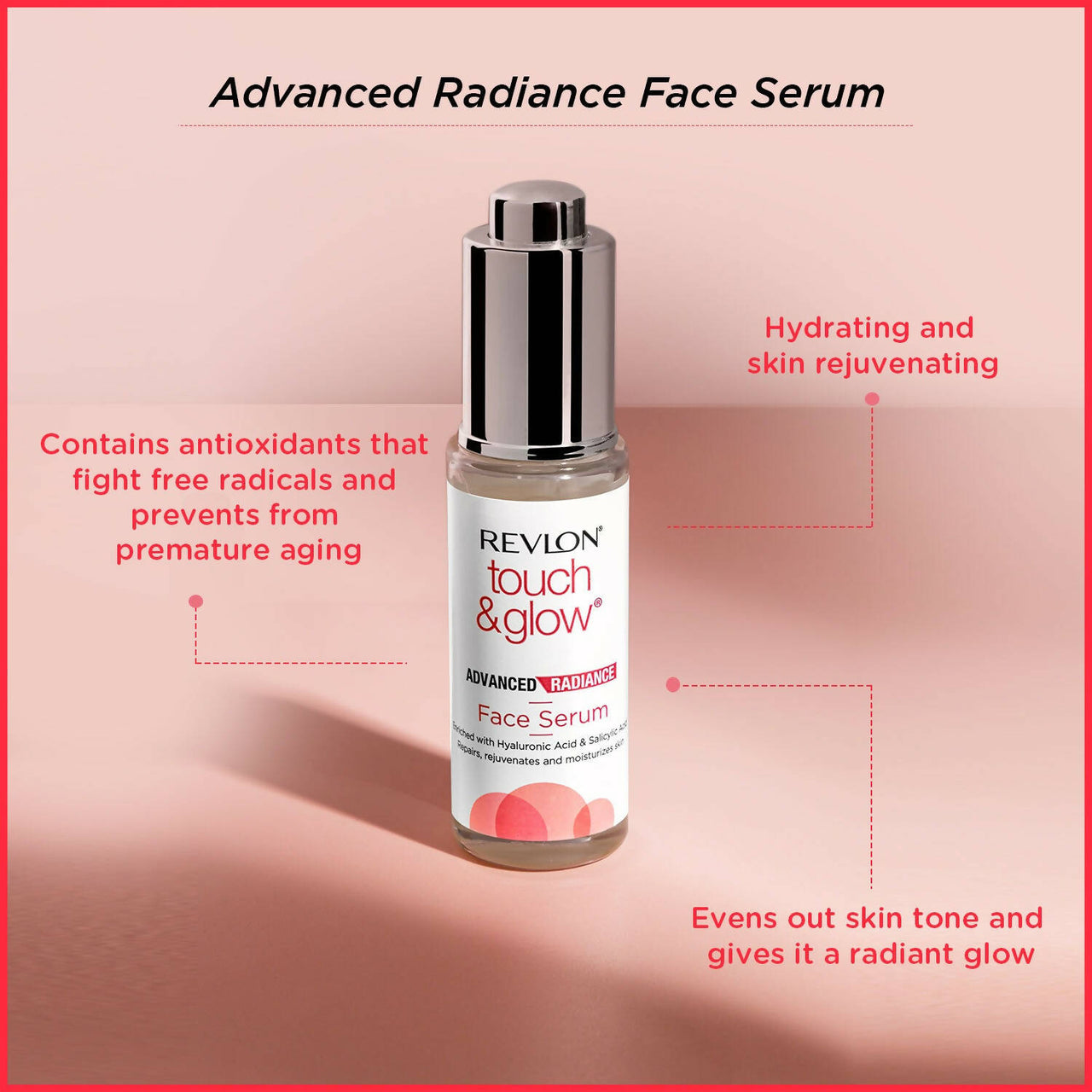 Revlon Touch & Glow Advanced Radiance Face Serum - Distacart