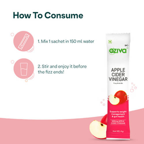 OZiva Apple Cider Vinegar Fizzy Drink Mix - Distacart