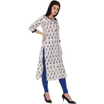 Thumbnail for Kanoor Women's multi cotton straight kurti