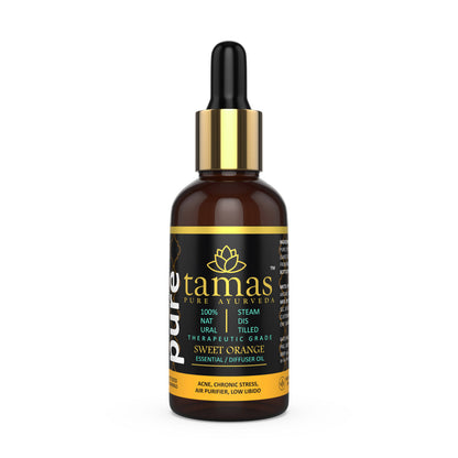 Tamas Pure Ayurveda 100% Natural Sweet Orange Essential Oil - Distacart