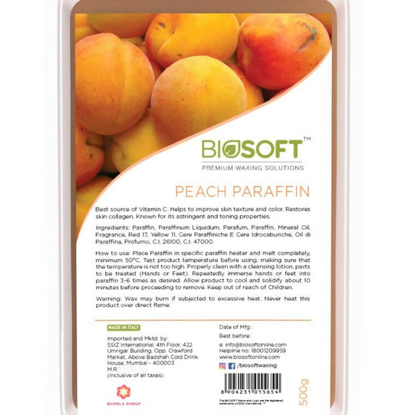 Biosoft Peach Paraffin Wax - Distacart