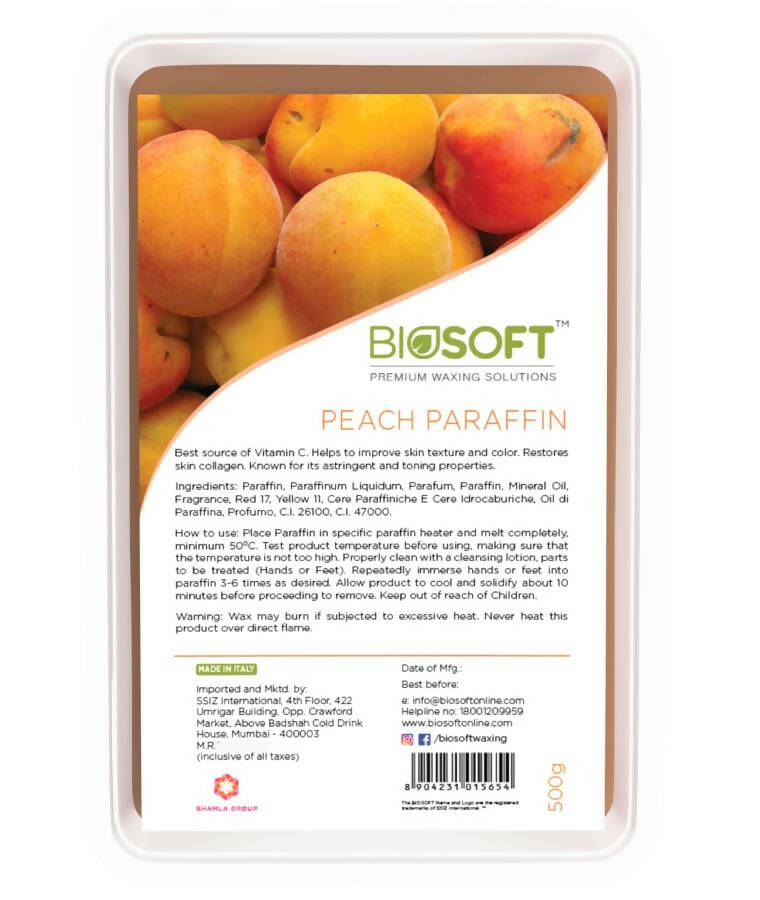 Biosoft Peach Paraffin Wax - Distacart