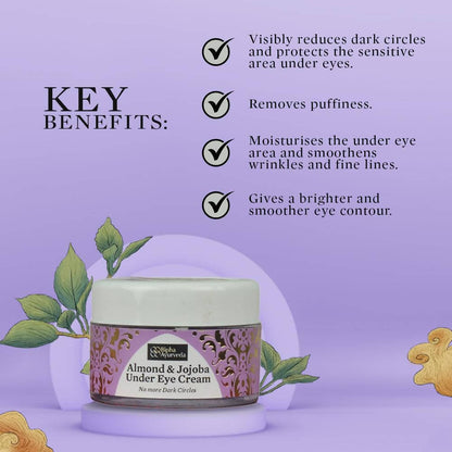 Bipha Ayurveda Almond & Jojoba Under Eye Cream - Distacart