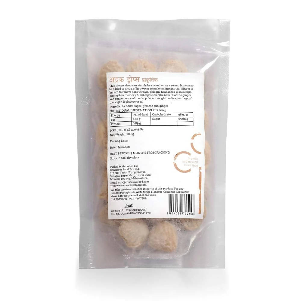 Conscious Food Natural Ginger Drops