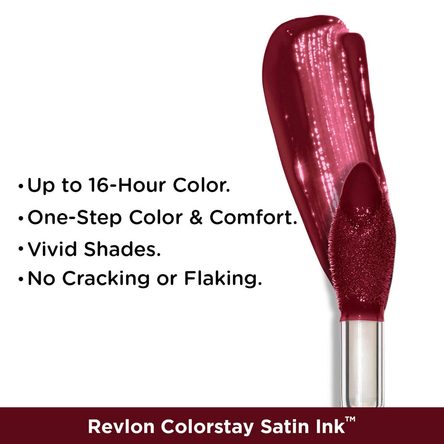 Revlon Colorstay Satin Ink Liquid Lip Color - Partner In Wine - Distacart