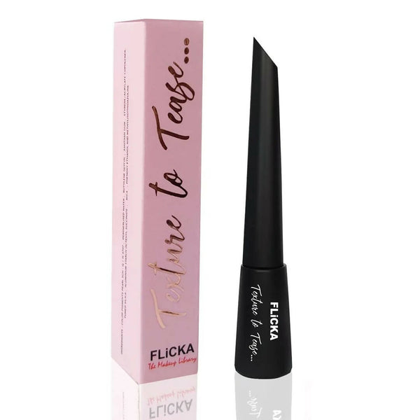 FLiCKA Texture to Tease Eye Pencil Liquid Eyeliner Black - Distacart
