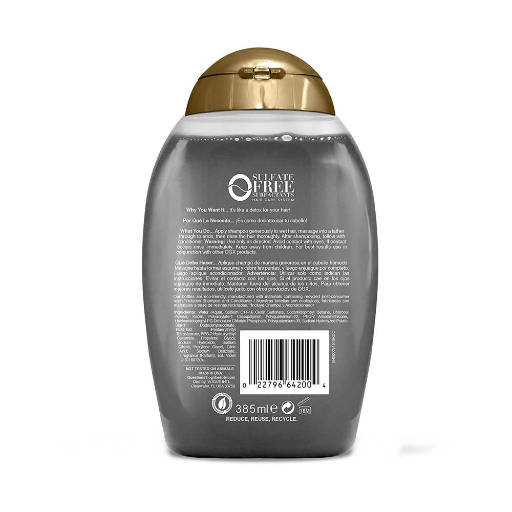 OGX Purifying Charcoal Detox Shampoo - Distacart