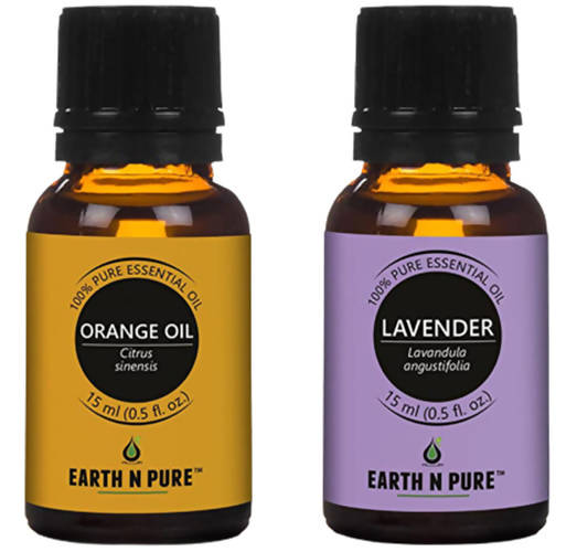 Earth N Pure Lavender & Orange Essential Oils