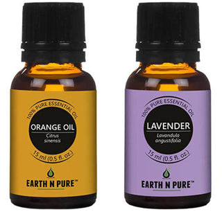 Earth N Pure Lavender & Orange Essential Oils