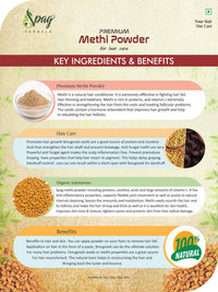Thumbnail for Spag Herbals Premium Methi Powder - Distacart