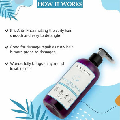 Glamveda Apple Cider Vinegar Shampoo