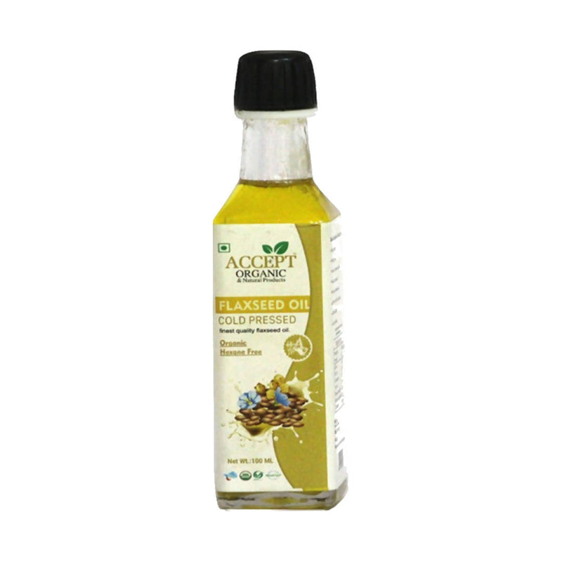 Accept Organic &amp; Natural Products Cold Pressed Flaxseed Oil