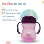 Thumbnail for LuvLap Moby Little Spout Sipper for 6m+ (Purple) - Distacart