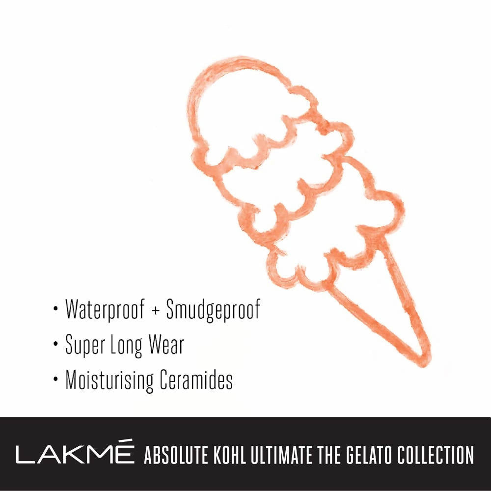 Lakme Absolute Kohl Ultimate The Gelato Collection 01 - Mandarino - Distacart