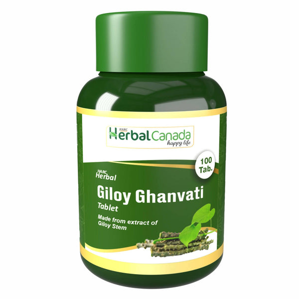 Herbal Canada Giloy Ghanvati Tablets - Distacart