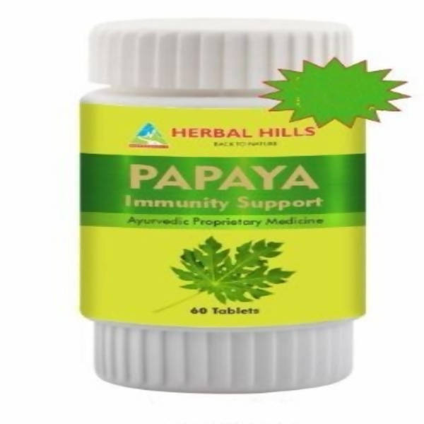Herbal Hills Papaya Immunity Support Tablets