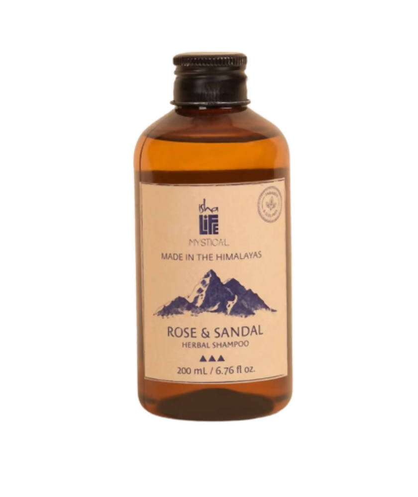 Isha Life Rose & Sandal Herbal Shampoo - Distacart