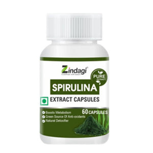 Zindagi Spirulina Extract Capsules - Distacart