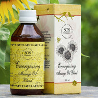 Thumbnail for SOS Organics Energizing Massage Oil Blend - Distacart