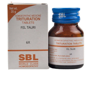 SBL Homeopathy Fel Tauri Trituration Tablets - Distacart