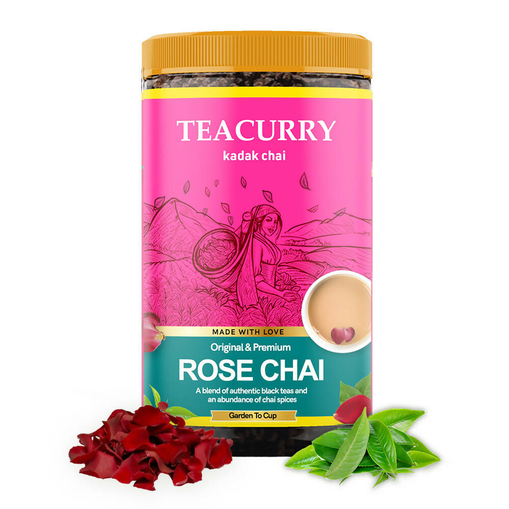 Teacurry Rose Chai Powder - Distacart