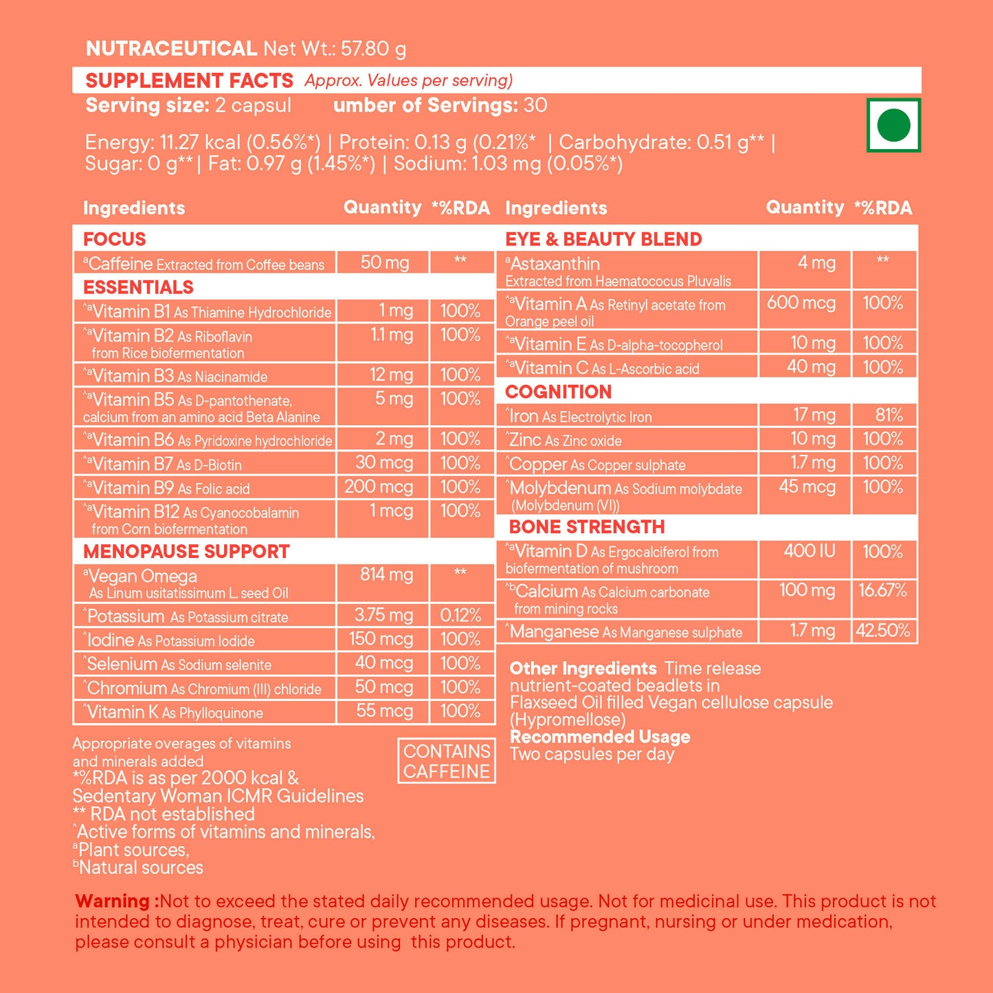 Wellbeing Nutrition Slow | Multivitamin for Her 50+ Capsules - Distacart