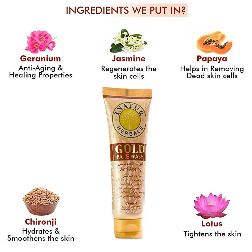 Inatur Gold Face Wash