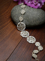 Thumbnail for NVR Women's Gold-Plated Traditional Trending Matha Patti - Distacart