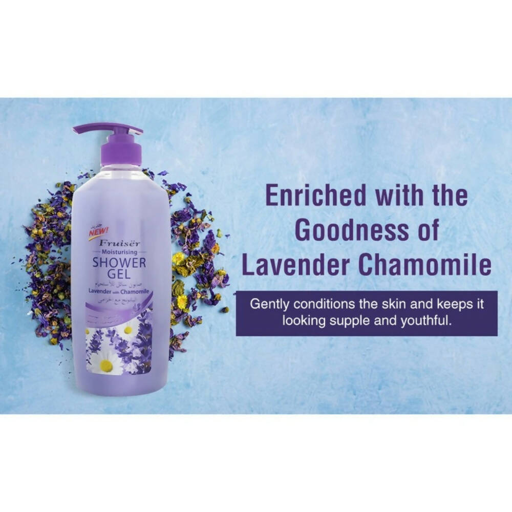 Fruiser Moisturizing Shower Gel With Lavender Chamomile - Distacart