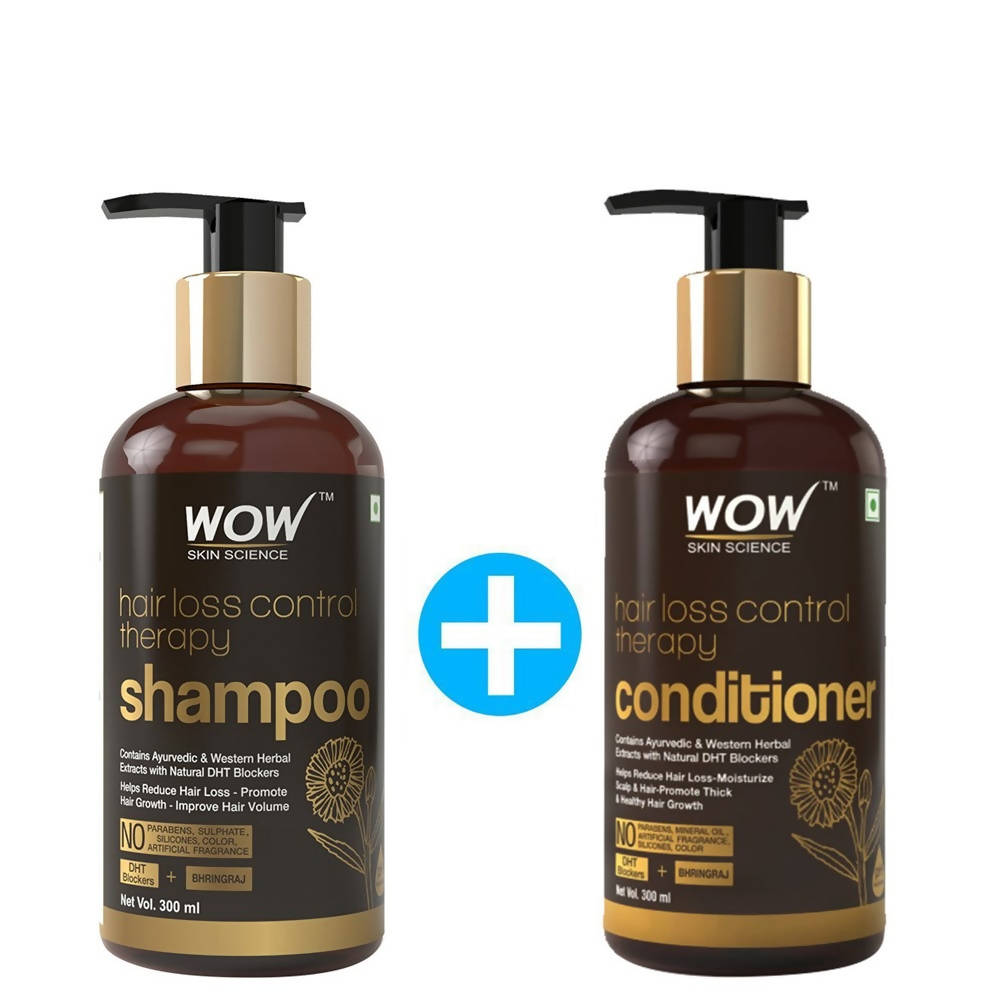 Wow Skin Science Hair Loss Control Therapy Shampoo & Conditioner - Distacart