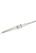 Thumbnail for Mominos Fashion Johar Kamal Silver-Plated Brass Finish Mirror Work Choker For Women - Distacart