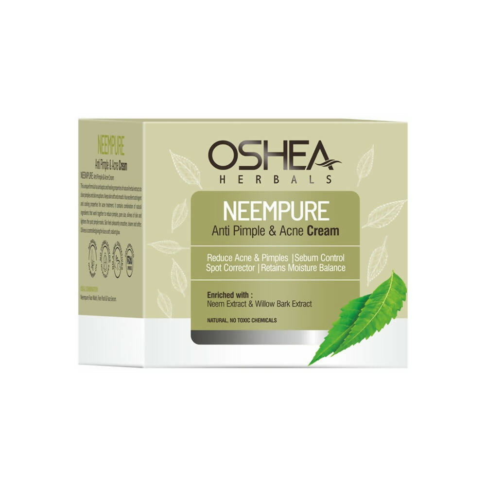 Oshea Herbals Neempure Anti Pimple & Acne Cream - Distacart