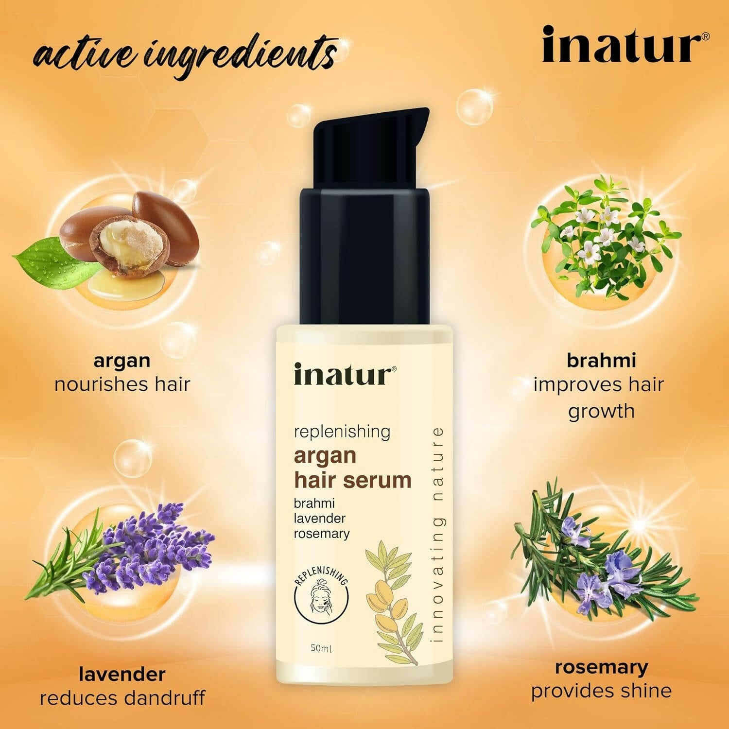 Inatur Argan Hair Serum - Distacart