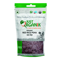 Thumbnail for Just Organik Red Rice Poha (Lal Poha) - Distacart
