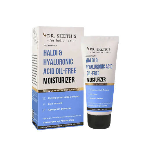 Dr. Sheth's Haldi & Hyaluronic Acid Oil Free Moisturizer - Distacart