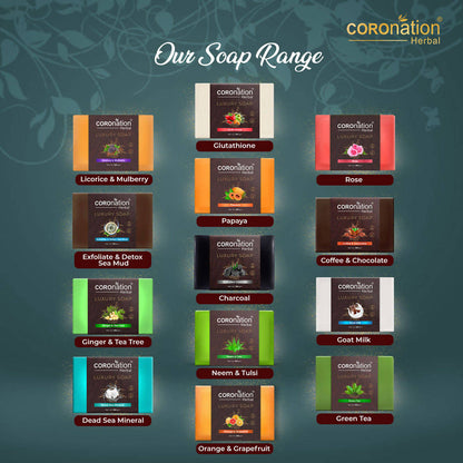 Coronation Herbal Activated Charcoal Luxury Soap - Distacart