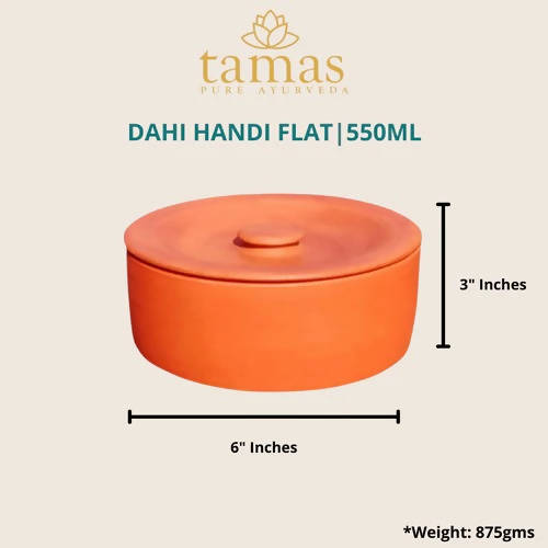 Tamas Handmade & Eco-Friendly Earthen (Clay/ Terracotta) Dahi Handi - Distacart