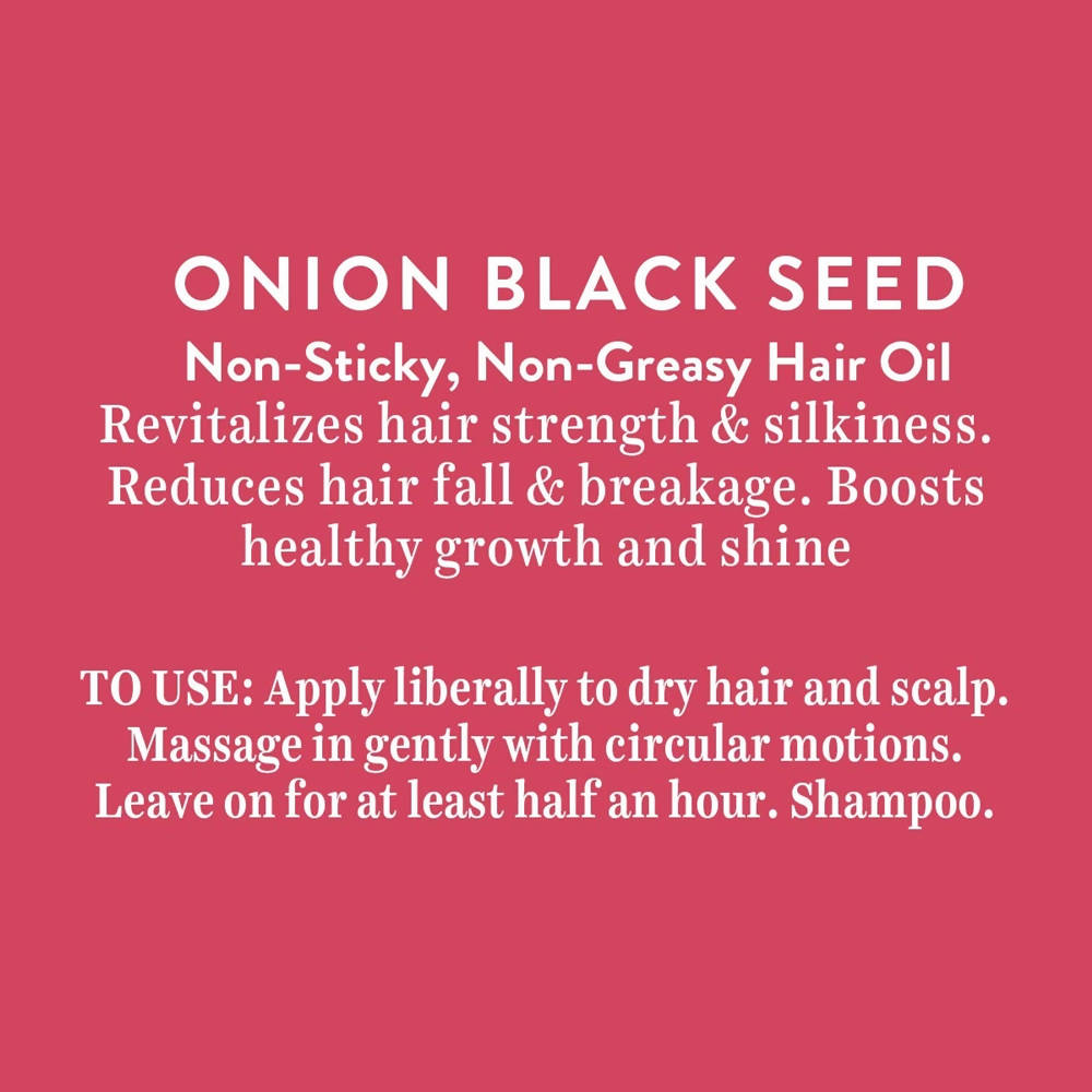 Biotique Advanced Organics Onion Black Seed No-Sticky No-Greasy Hair Oil 200Ml