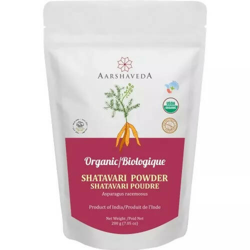 Aarshaveda Organic Shatavari Powder - Distacart