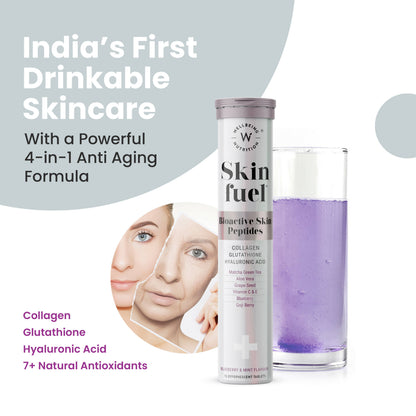 Wellbeing Nutrition Skin Fuel Effervescent Tablets - Distacart
